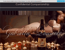 Tablet Screenshot of gabriellalaurence.com